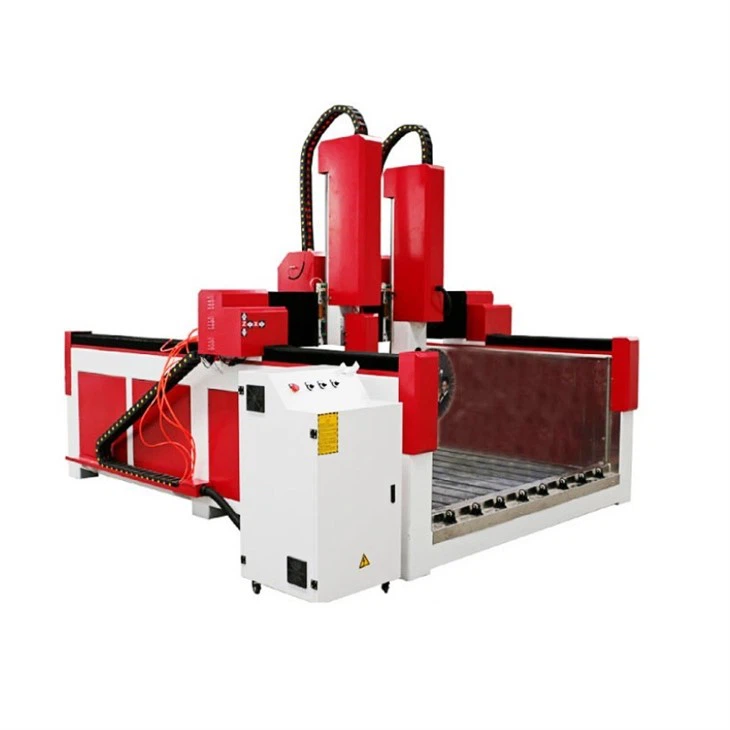Double Spindle Stone Engraving And Cutting Cnc Router 1325